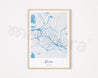 REIMS Map Poster - Modern City Map Artwork