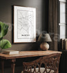 NANTES Map Poster - Vintage City Map Artwork - Mappora